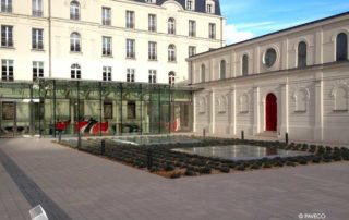 Neuilly sur Seine, Parvis du Théâtre des Sablons