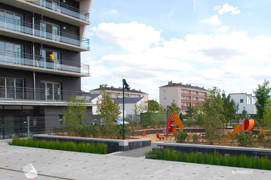 Jardin Creux, Trélazé - PAVECO